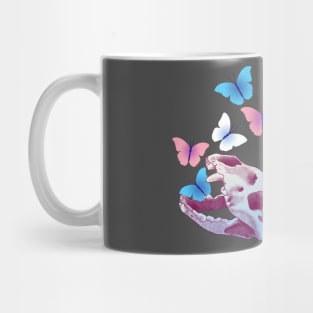 Trans Pride Skull Mug